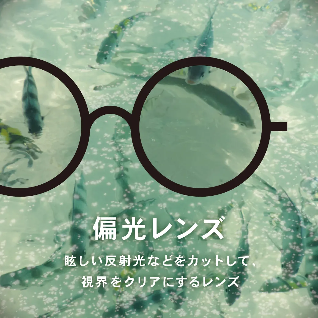 高機能でギラつきを抑える偏光レンズをご紹介!