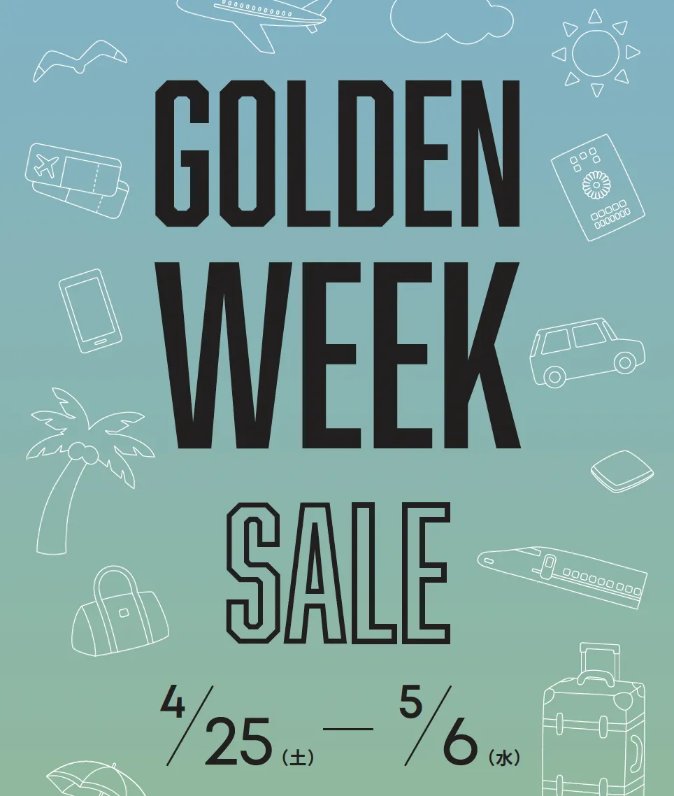 【⚡️Golden Week セールを開催中⚡️】